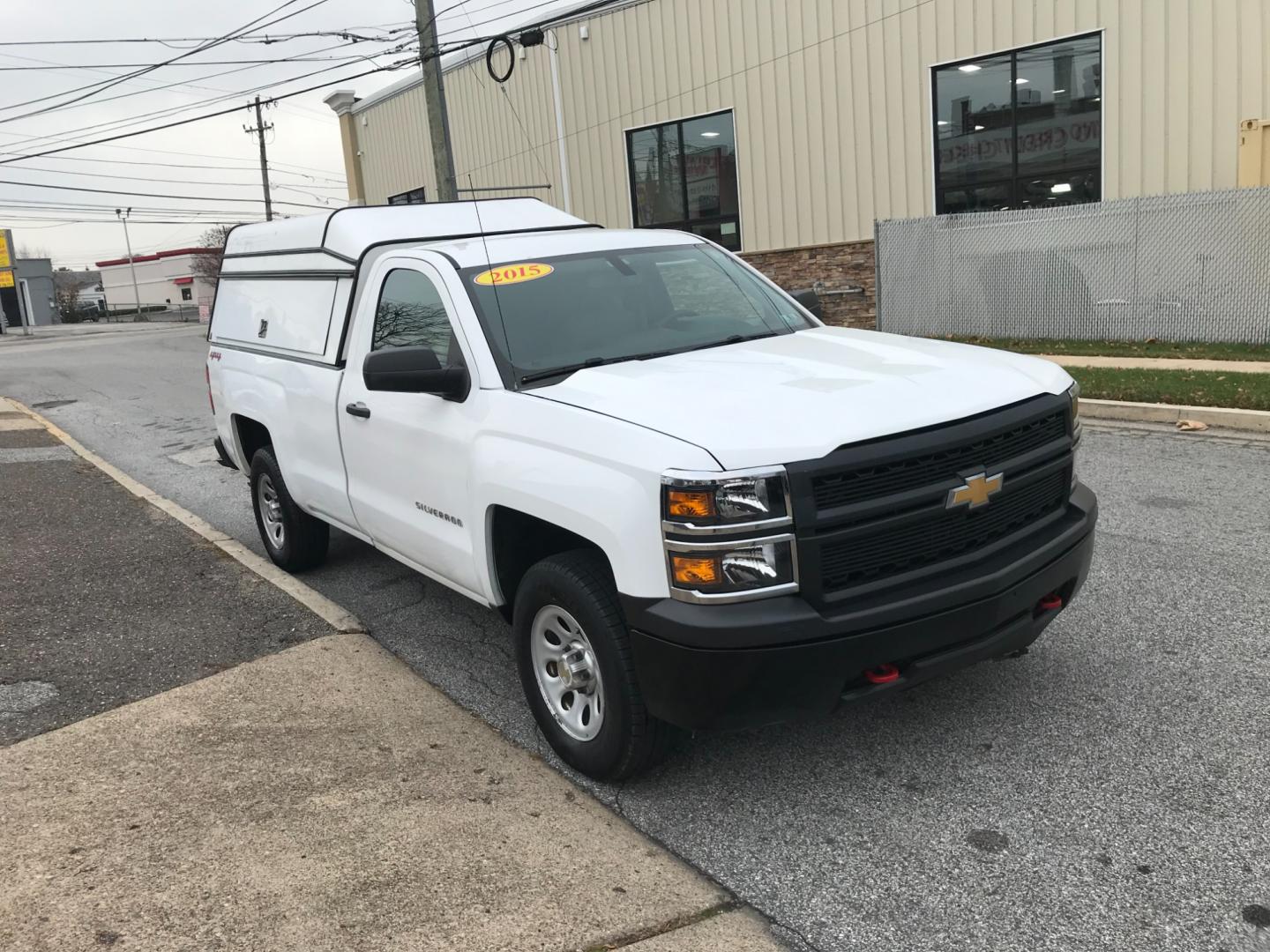 2015 White /Gray Chevrolet Silverado 1500 1500 (1GCNKPEC3FZ) with an 5.3 V8 engine, Automatic transmission, located at 577 Chester Pike, Prospect Park, PA, 19076, (610) 237-1015, 39.886154, -75.302338 - Photo#3